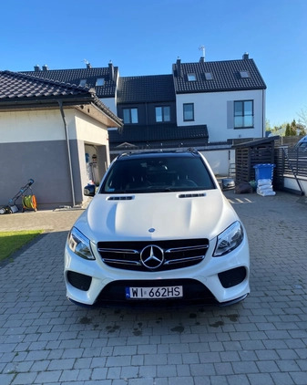 Mercedes-Benz GLE cena 195300 przebieg: 124800, rok produkcji 2016 z Warszawa małe 407